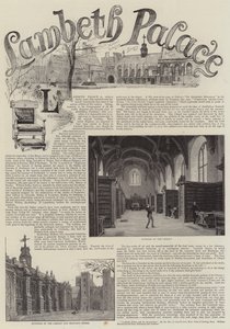 Lambeth Palace by Henry Edward Tidmarsh